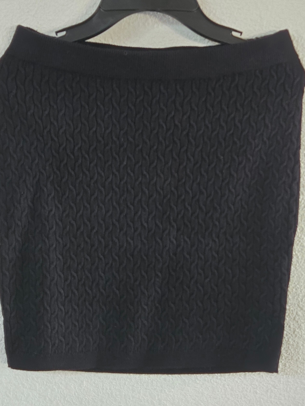 Strapless Black Crop Top and Mini Skirt Set - Picture 3 of 9